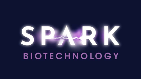 Text that reads: 'Spark Biotechnology'