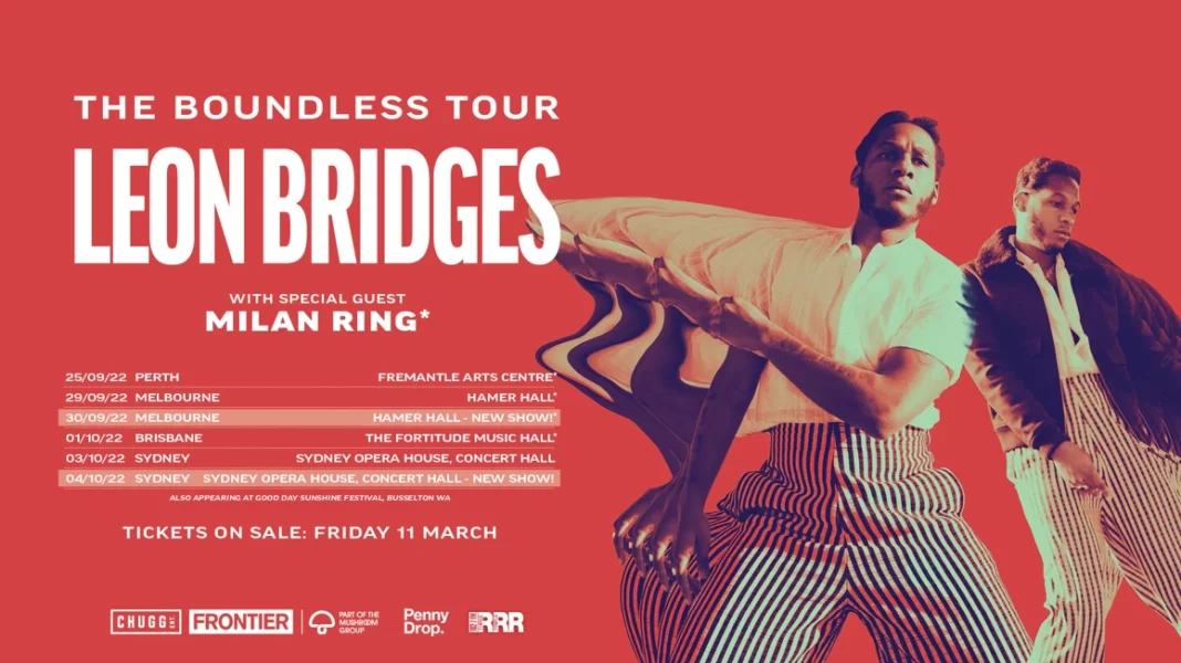 leon bridges 2nd & final sydney and melbourne shows added to meet demand!