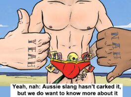 Aussie slang header