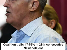 Coalition trails in the polls Header