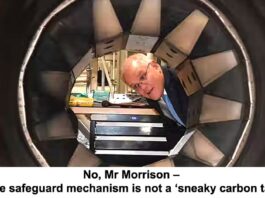 No Mr Morrison – the safeguard mechanism is not a ‘sneaky carbon tax