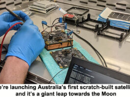 launching Australias first scratch built satellite