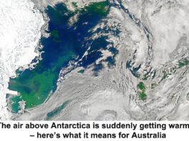 the air above antartica is getting warmer header